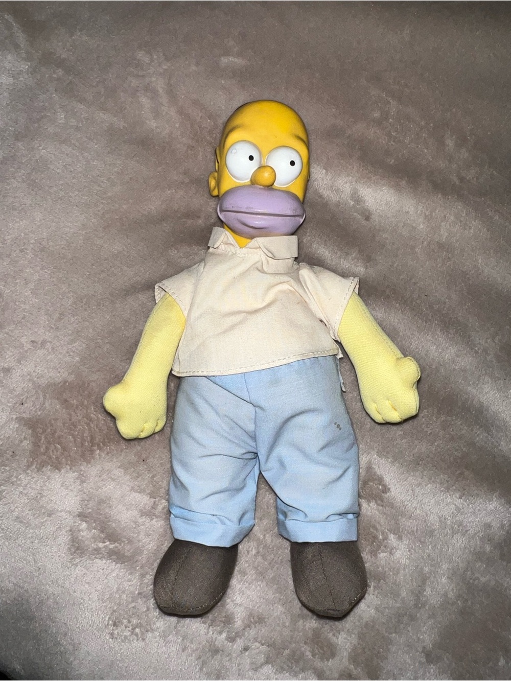 90s Vintage Homer Simpson Plush Doll